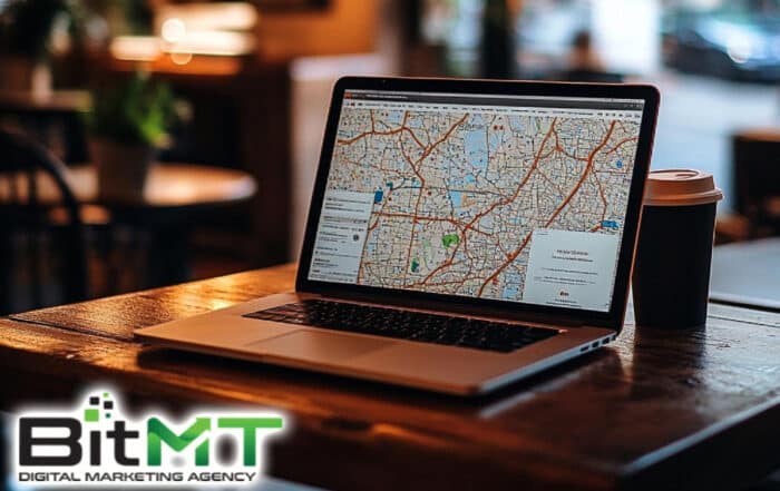 local SEO laptop computer search engine google map optimization